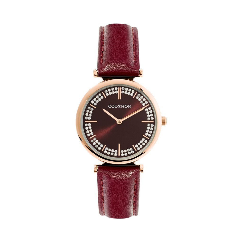 Montre Codhor Nidia Bordeaux - Montres étanches Femme | Marc Orian