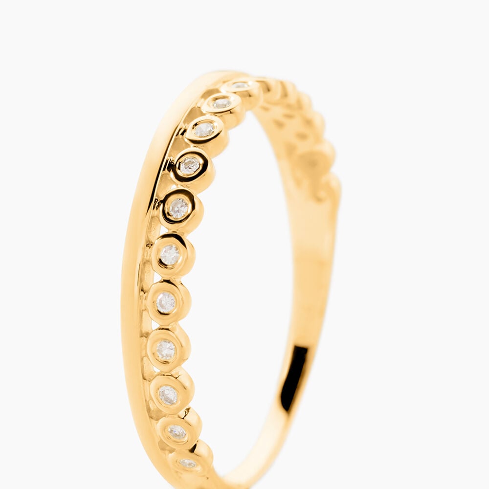 Bague Ursina Or Jaune Diamant - Parures de mariage Femme | Marc Orian