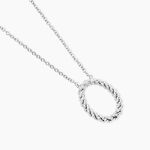 Collier Argent Blanc Unai - Colliers fantaisie Femme | Marc Orian