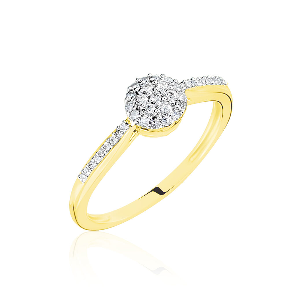 Bague Veranina Or Jaune Diamant - Bagues pierres pr&eacute;cieuses Femme | Marc Orian