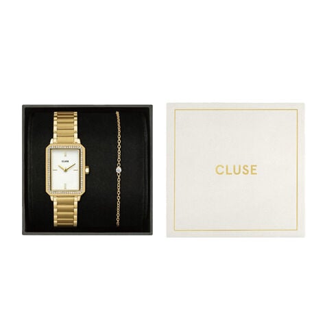 Coffret De Montre Cluse Fluette Blanc - Montres étanches Femme | Marc Orian