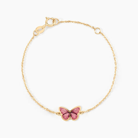 Bracelet Sulivia Papillon Or Jaune - Bracelets chaînes Enfant | Marc Orian