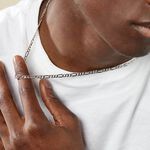 Collier Vivian Argent Blanc - Chaines Homme | Marc Orian