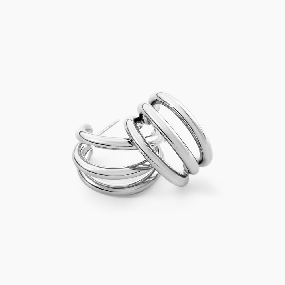Cr&eacute;oles Guilaine Acier Blanc - Cr&eacute;oles Femme | Marc Orian