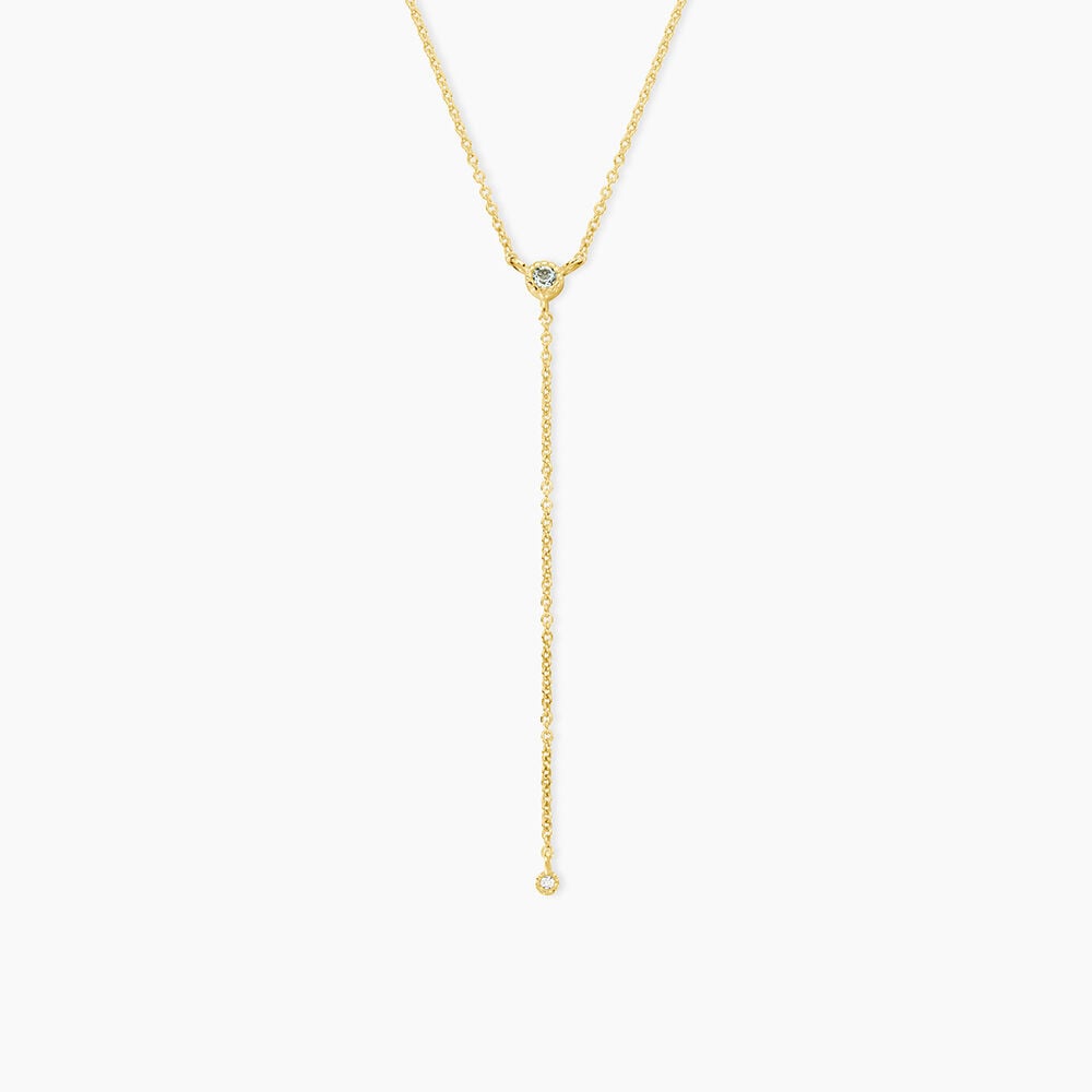 Collier Poem Argent Jaune Oxyde De Zirconium Topaze - Colliers avec pierres Femme | Marc Orian