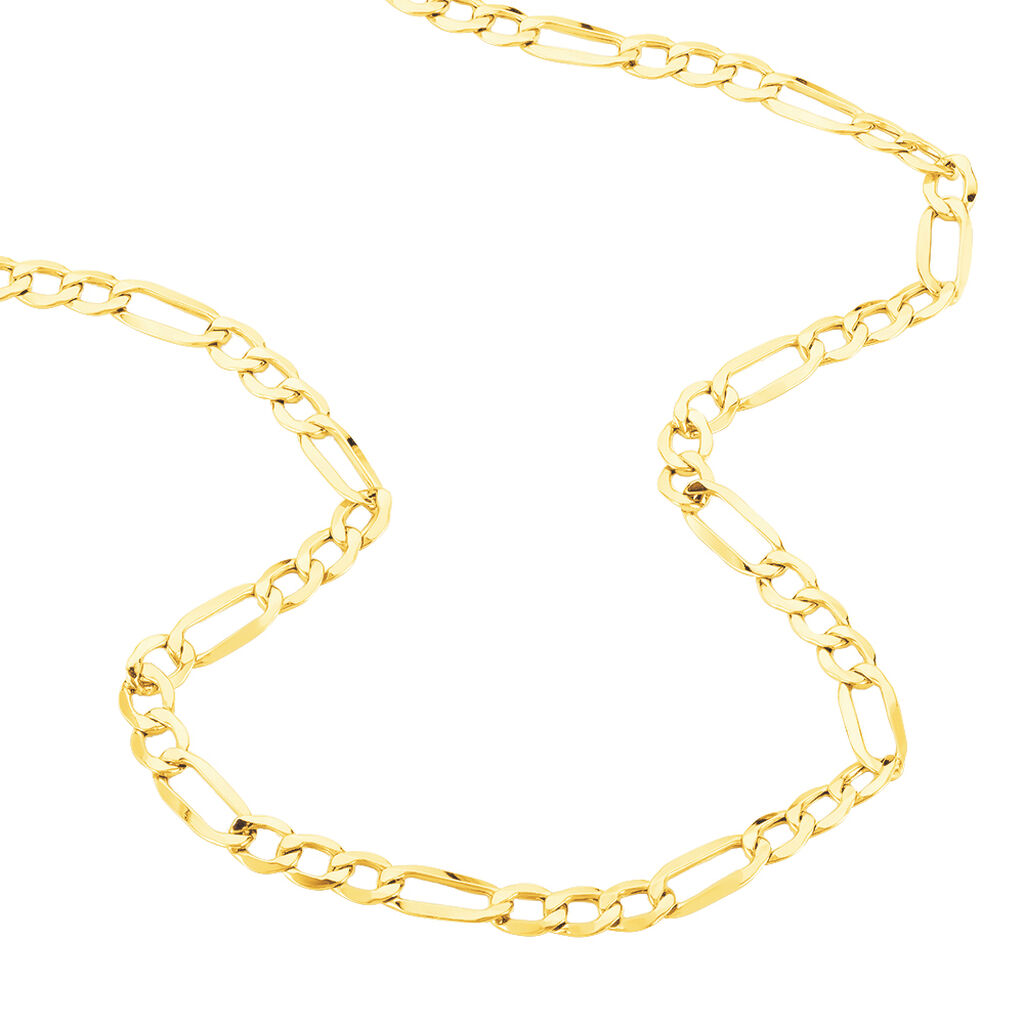 Collier Or Jaune Maille Alternée - Chaines Homme | Marc Orian
