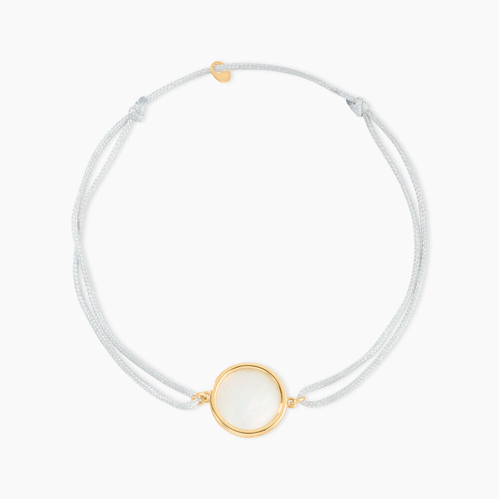 Bracelet Lucky Gems Or Jaune Nacre - Bracelets cordons Femme | Marc Orian