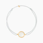 Bracelet Lucky Gems Or Jaune Nacre - Bracelets cordons Femme | Marc Orian