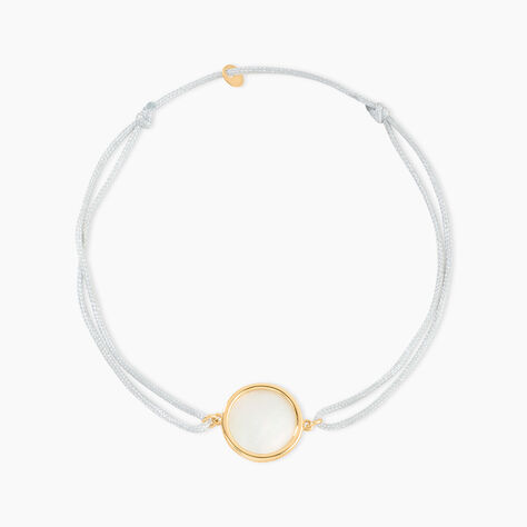 Bracelet Lucky Gems Or Jaune Nacre - Bracelets cordons Femme | Marc Orian