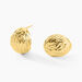 Boucles D'oreilles Puces Almeria Acier Jaune - Puces Femme | Marc Orian
