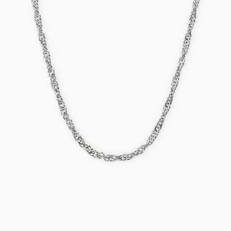 Chaine Cinthia Acier Blanc - Colliers fantaisie Femme | Marc Orian