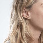 Boucles D'oreilles Puces Or Jaune Gauderique - Puces Femme | Marc Orian