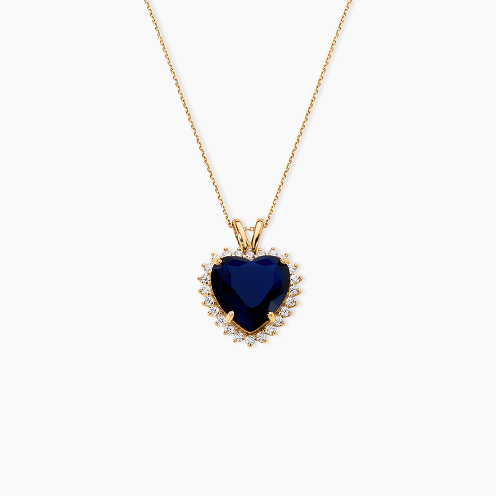 Pendentif Nelsa Plaqu&eacute; Or Jaune Oxyde De Zirconium - Bijoux fantaisie Femme | Marc Orian