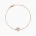 Bracelet Suzon Argent Rose Oxyde De Zirconium - Bracelets chaînes Femme | Marc Orian