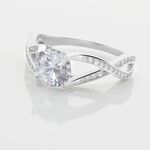 Bague Solitaire Maddy Argent Blanc Oxyde De Zirconium - Bijoux fantaisie Femme | Marc Orian