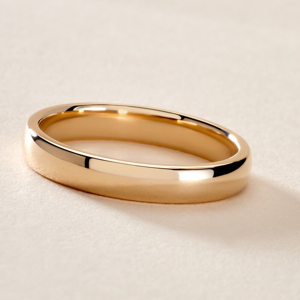 Alliance Sirona Demi Jonc Confort Or Jaune - Alliances duo Femme | Marc Orian