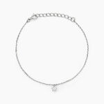 Bracelet Saya Argent Blanc Oxyde De Zirconium - Bracelets fantaisie Femme | Marc Orian