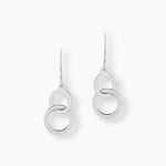 Boucles D'oreilles Pendantes Argent Blanc - Pendantes Femme | Marc Orian