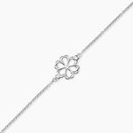 Bracelet Gaenor Argent Blanc - Bracelets fantaisie Femme | Marc Orian