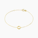 Bracelet Caius Or Jaune Oxyde De Zirconium - Bracelets cha&icirc;nes Femme | Marc Orian