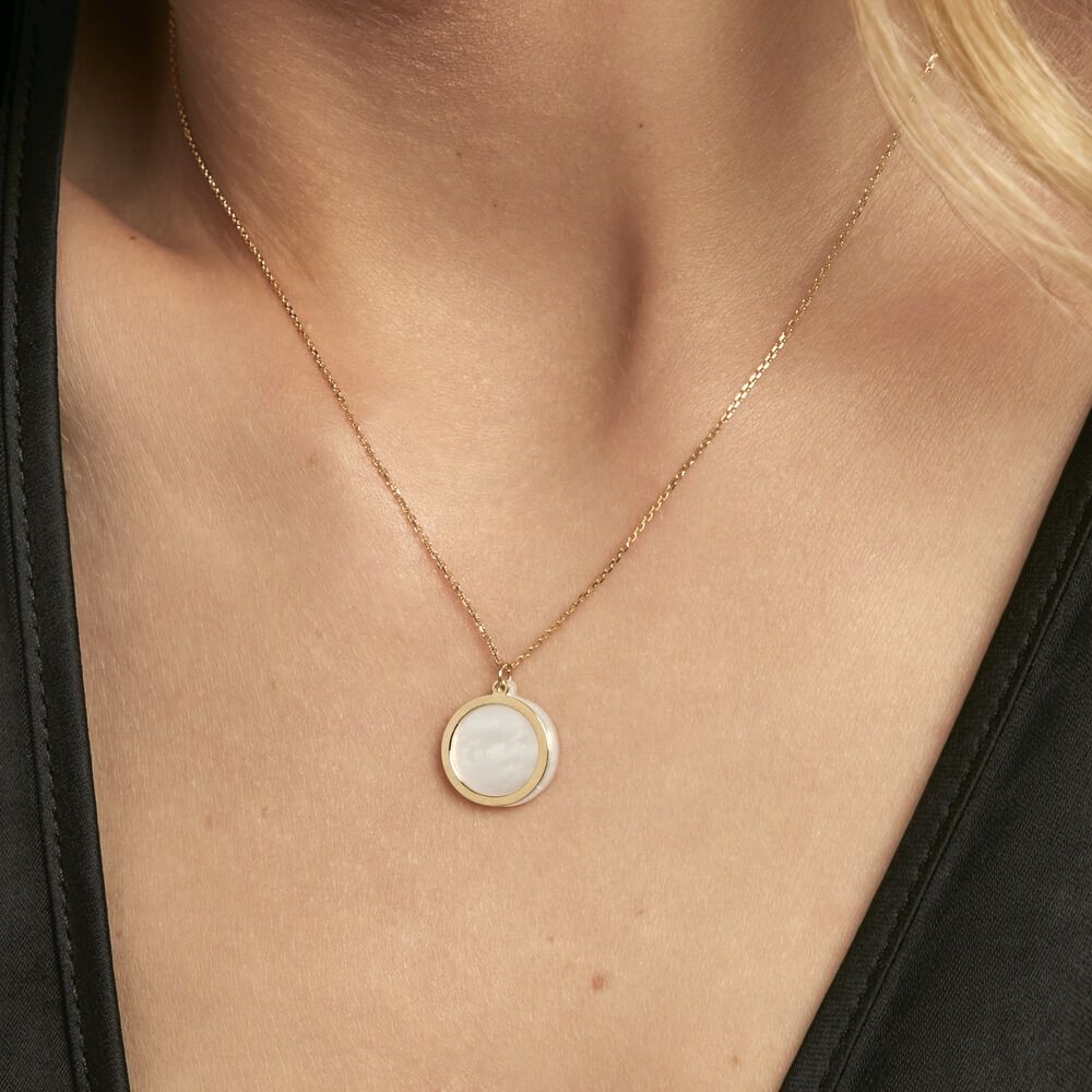 Collier Naïade Or Jaune Nacre - Colliers avec pierres Femme | Marc Orian