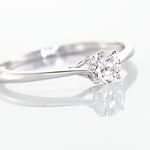 Bague Solitaire Solena Or Blanc Diamant - Solitaires Femme | Marc Orian