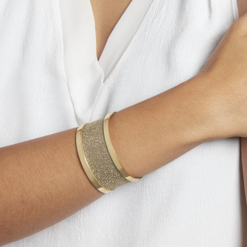 Bracelet Jonc Acier Jaune - Bracelets Femme | Marc Orian