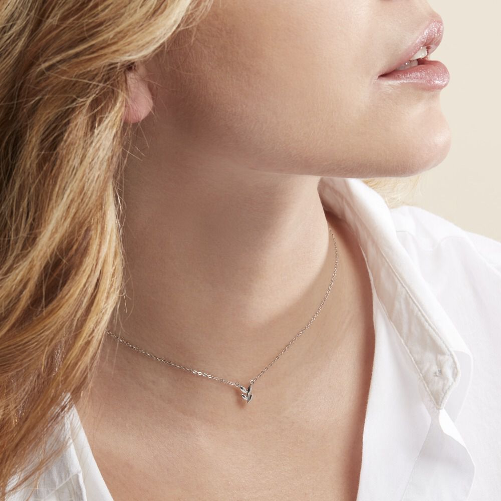 Collier Fedya Argent Blanc -  Femme | Marc Orian