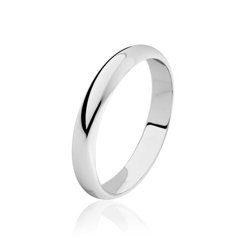 Alliance Demi Jonc Or Blanc - Alliances personnalis&eacute;es Famille | Marc Orian