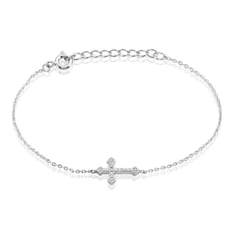 Bracelet Angel Argent Blanc Oxyde De Zirconium - Bracelets chaînes Femme | Marc Orian