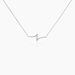 Collier Suraj Argent Blanc Oxyde De Zirconium - Colliers avec pierres Femme | Marc Orian