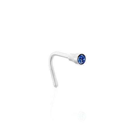 Piercing De Nez Fethi Serti Clos Or Blanc Oxyde De Zirconium - Piercing Nez Famille | Marc Orian