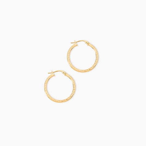 Cr&eacute;oles Xanthia Or Jaune - Cr&eacute;oles Femme | Marc Orian