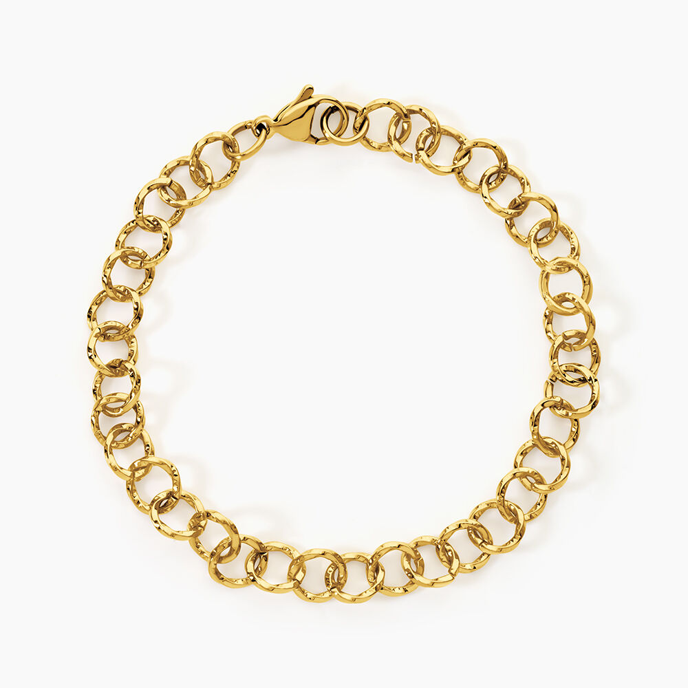 Bracelet Nana Acier Jaune - Bracelets cha&icirc;nes Femme | Marc Orian