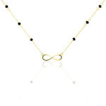 Collier Spya Infini Or Jaune Spinelle - Colliers avec pierres Femme | Marc Orian