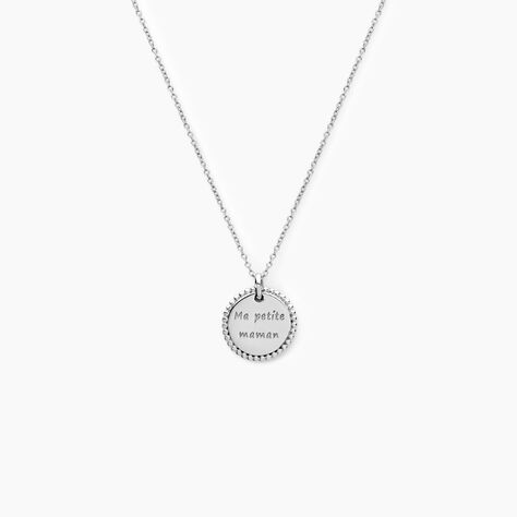 Collier Mayi Argent Blanc - Colliers maman Femme | Marc Orian