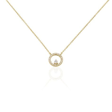 Collier Plaqué Or Lila Oxydes De Zirconium - Colliers avec pierres Femme | Marc Orian