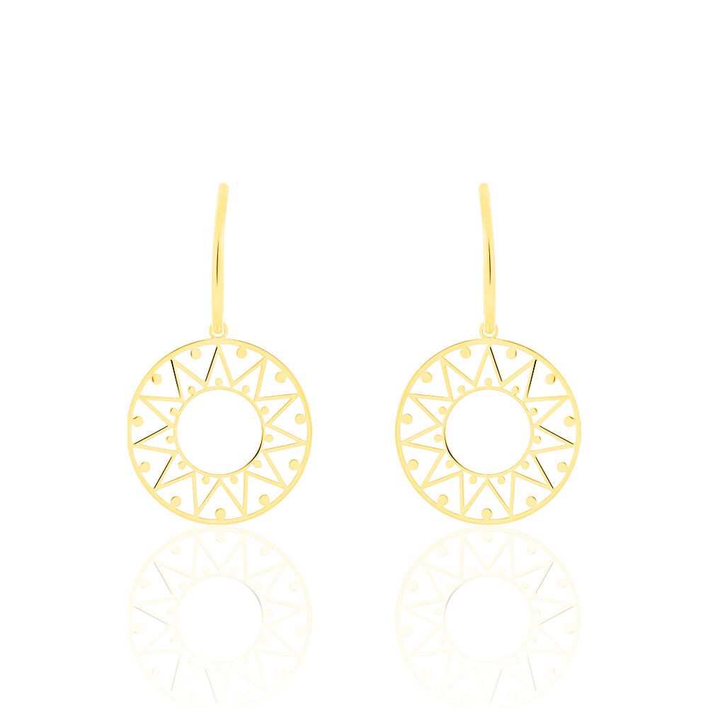 Boucles D'oreilles Pendantes Florent Or Jaune - Pendantes Femme | Marc Orian
