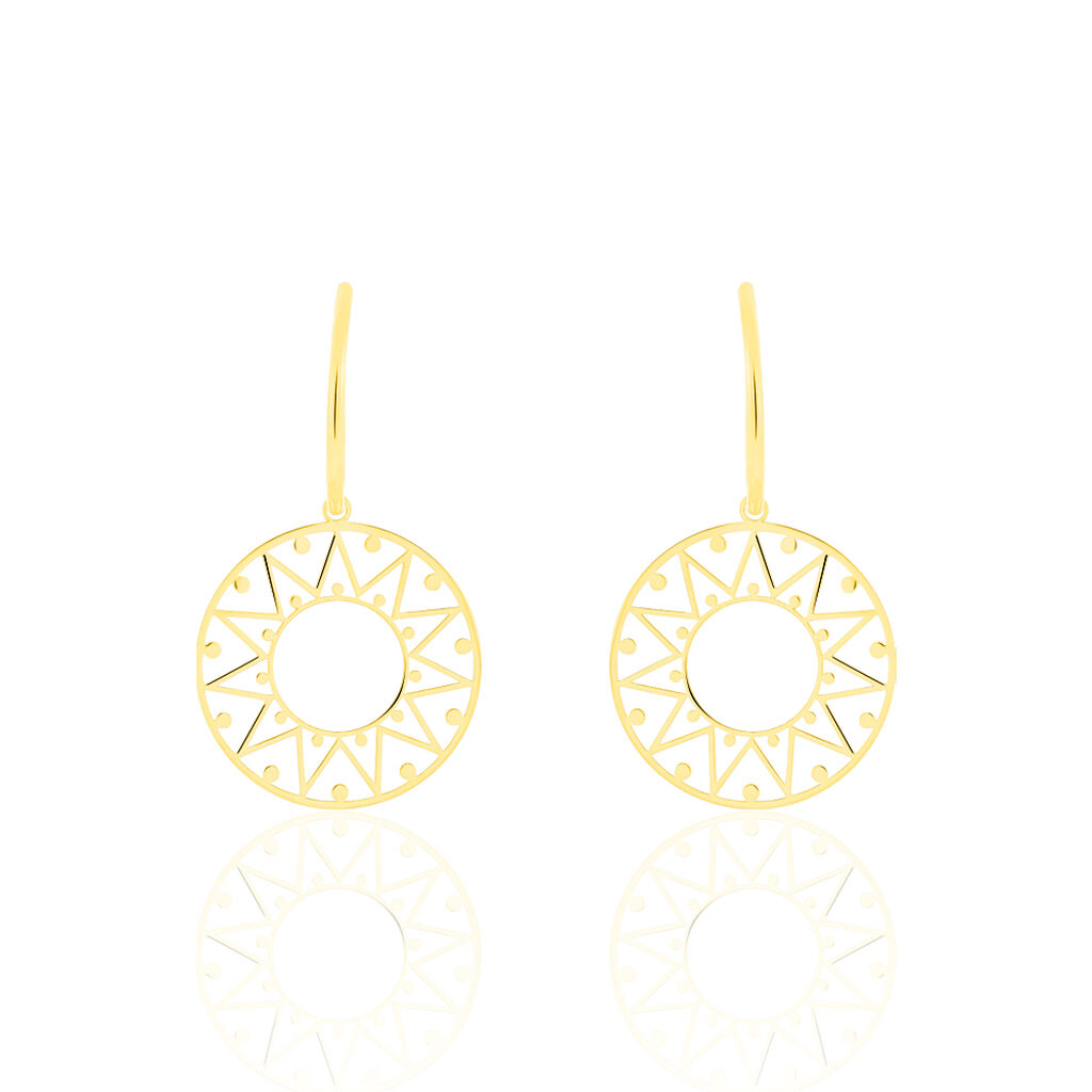 Boucles D'oreilles Pendantes Florent Or Jaune - Pendantes Femme | Marc Orian
