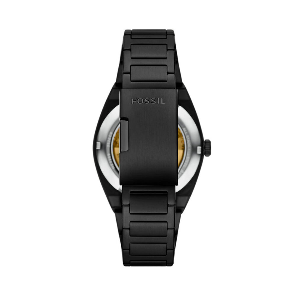 Montre Fossil Everett Automatic Bicolore Dor&eacute; / Noir - Montres automatiques Homme | Marc Orian