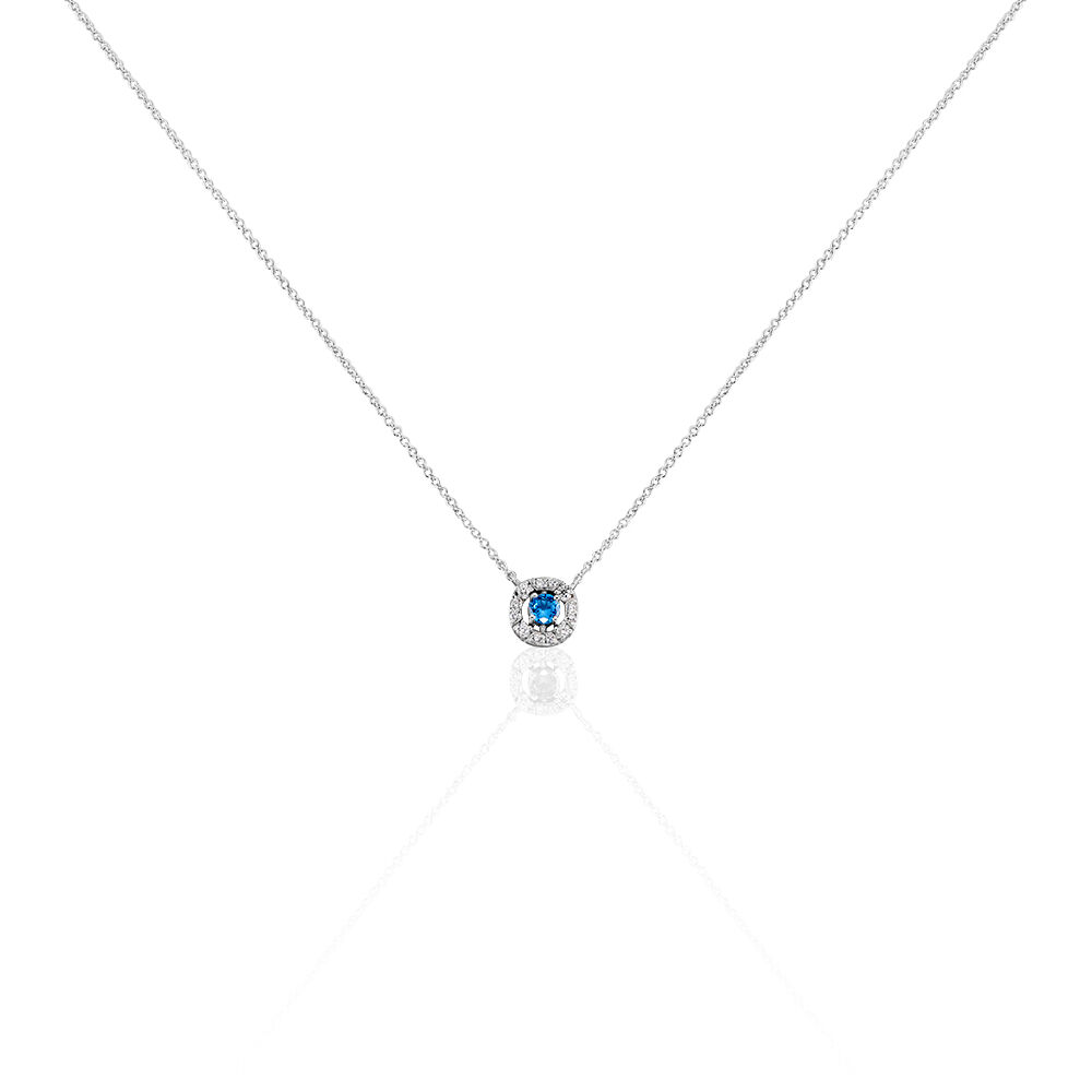 Collier Carren Argent Blanc Oxyde De Zirconium - Colliers solitaires Femme | Marc Orian