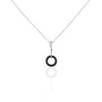 Collier Delphinia Argent Blanc Oxyde De Zirconium - Colliers avec pierres Femme | Marc Orian