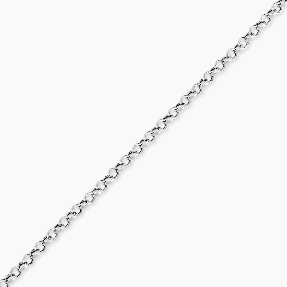 Bracelet Carola Maille Jaseron Argent Blanc - Bracelets mailles Femme | Marc Orian