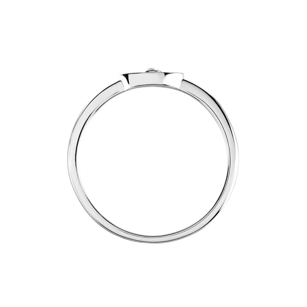 Bague Josue Argent Blanc Oxyde De Zirconium - Bagues avec pierre Femme | Marc Orian