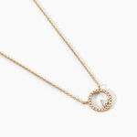 Collier Plaqu&eacute; Or Lila Oxydes De Zirconium - Colliers avec pierres Femme | Marc Orian