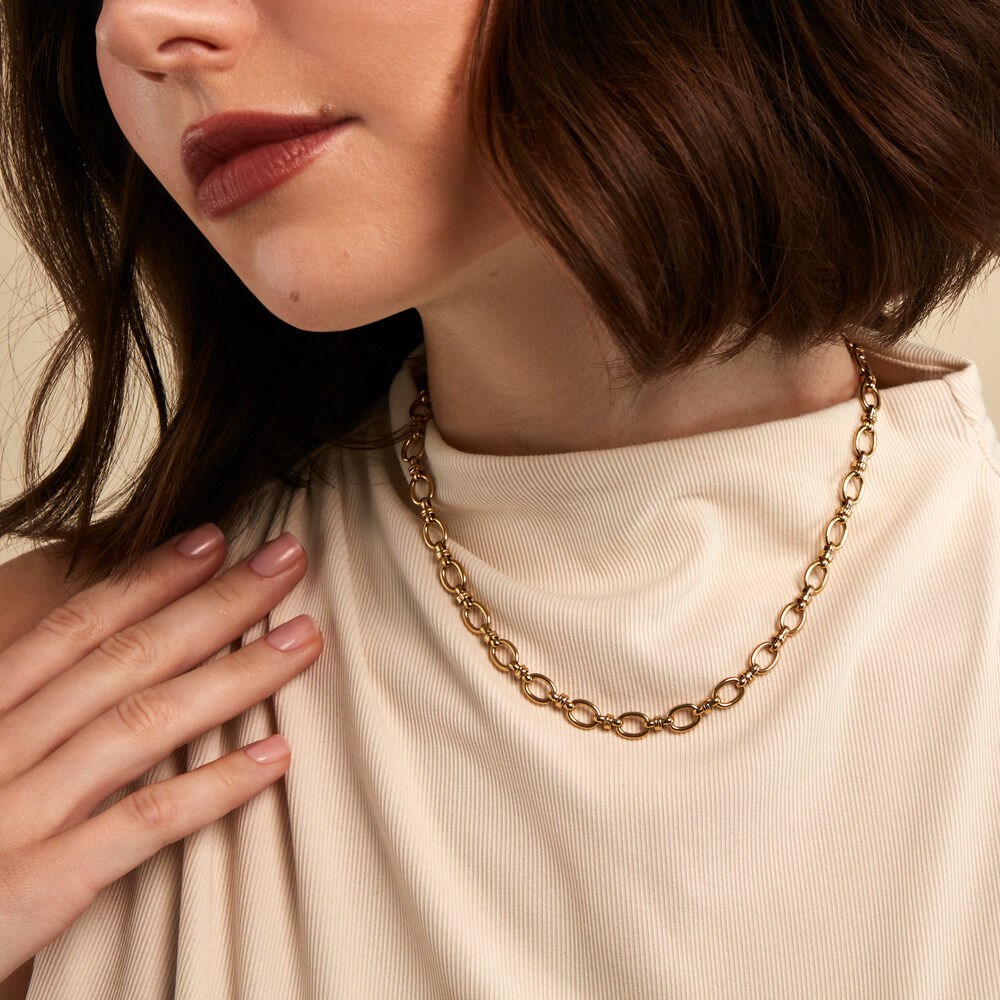 Collier Cherish Acier Jaune - Colliers fantaisie Femme | Marc Orian