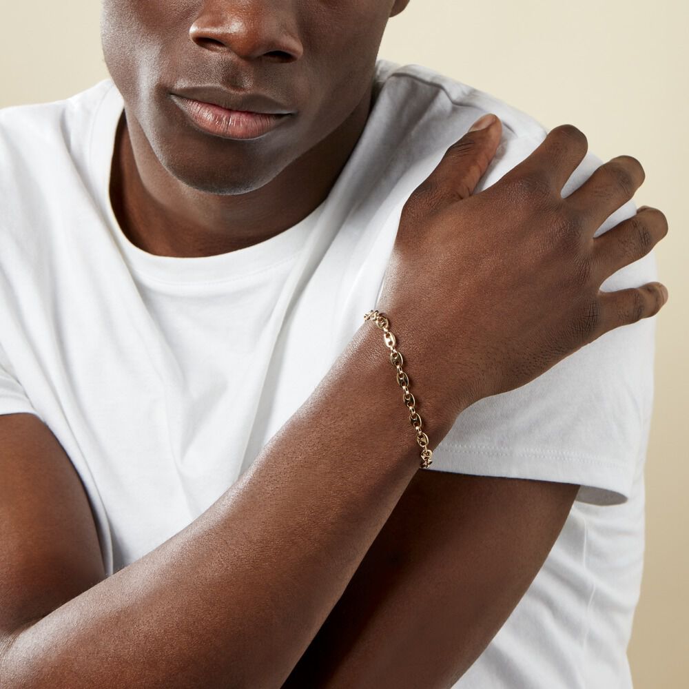 Bracelet William Plaqué Or Jaune - Bracelets mailles Homme | Marc Orian