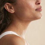 Boucles D'oreilles Puces Terah Argent Blanc Oxyde De Zirconium - Puces Femme | Marc Orian