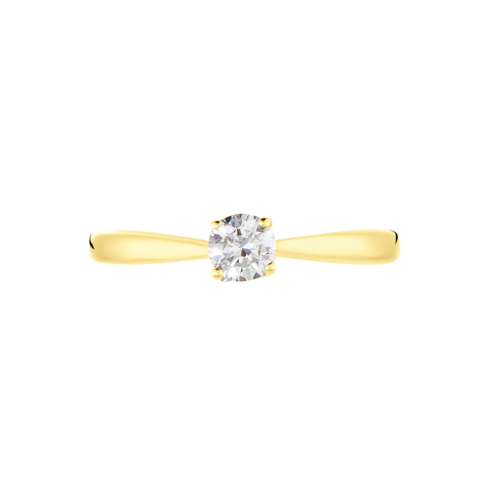 Bague Solitaire Vicoeuria Or Jaune Diamant - Solitaires Femme | Marc Orian