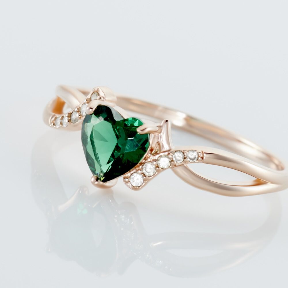 Bague Argent Rose Avalon Oxyde De Zirconium - Bijoux fantaisie Femme | Marc Orian